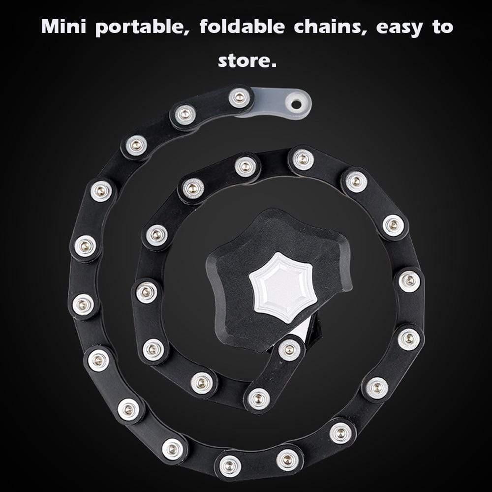 Best Bike Lock - Anti - theft, Folding, Hamburger Shape - Ammpoure Wellbeing