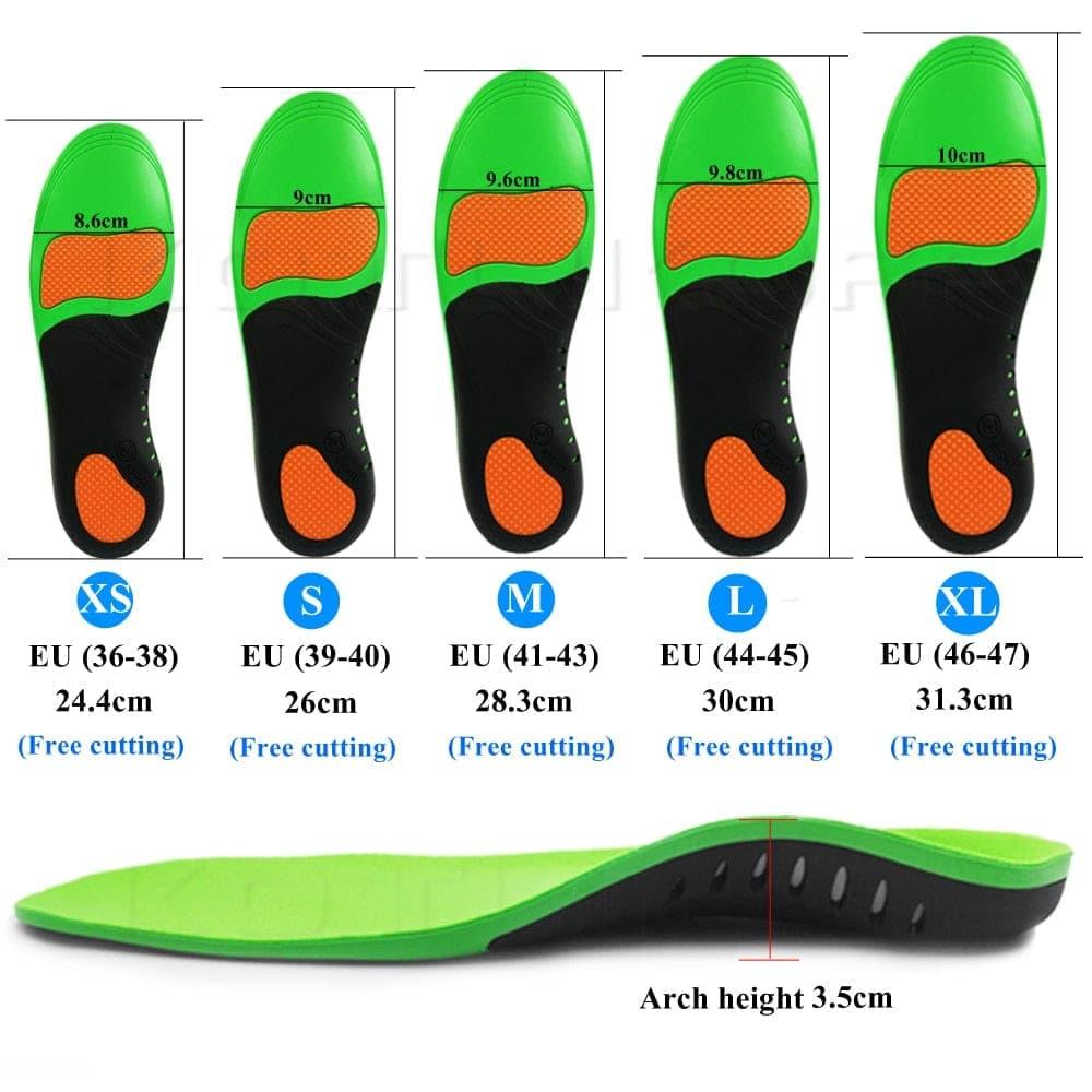 Best Orthopedic Shoes Sole Insoles UK For Shoes Arch Foot Pad X/O Type Leg Correction Flat Foot Arch Support Sports Shoes Inserts - Ammpoure Wellbeing