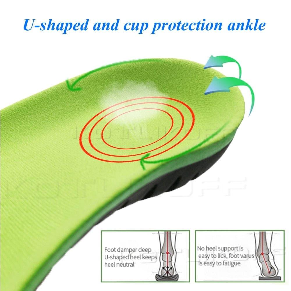 Best Orthopedic Shoes Sole Insoles UK For Shoes Arch Foot Pad X/O Type Leg Correction Flat Foot Arch Support Sports Shoes Inserts - Ammpoure Wellbeing