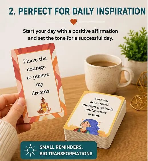Bold Empowerment Affirmation Cards, Self-Belief Ritual, Resilience Journal Inserts (PDF) - Ammpoure