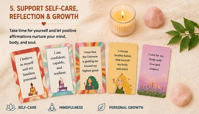 Bold Empowerment Affirmation Cards, Self-Belief Ritual, Resilience Journal Inserts (PDF) - Ammpoure