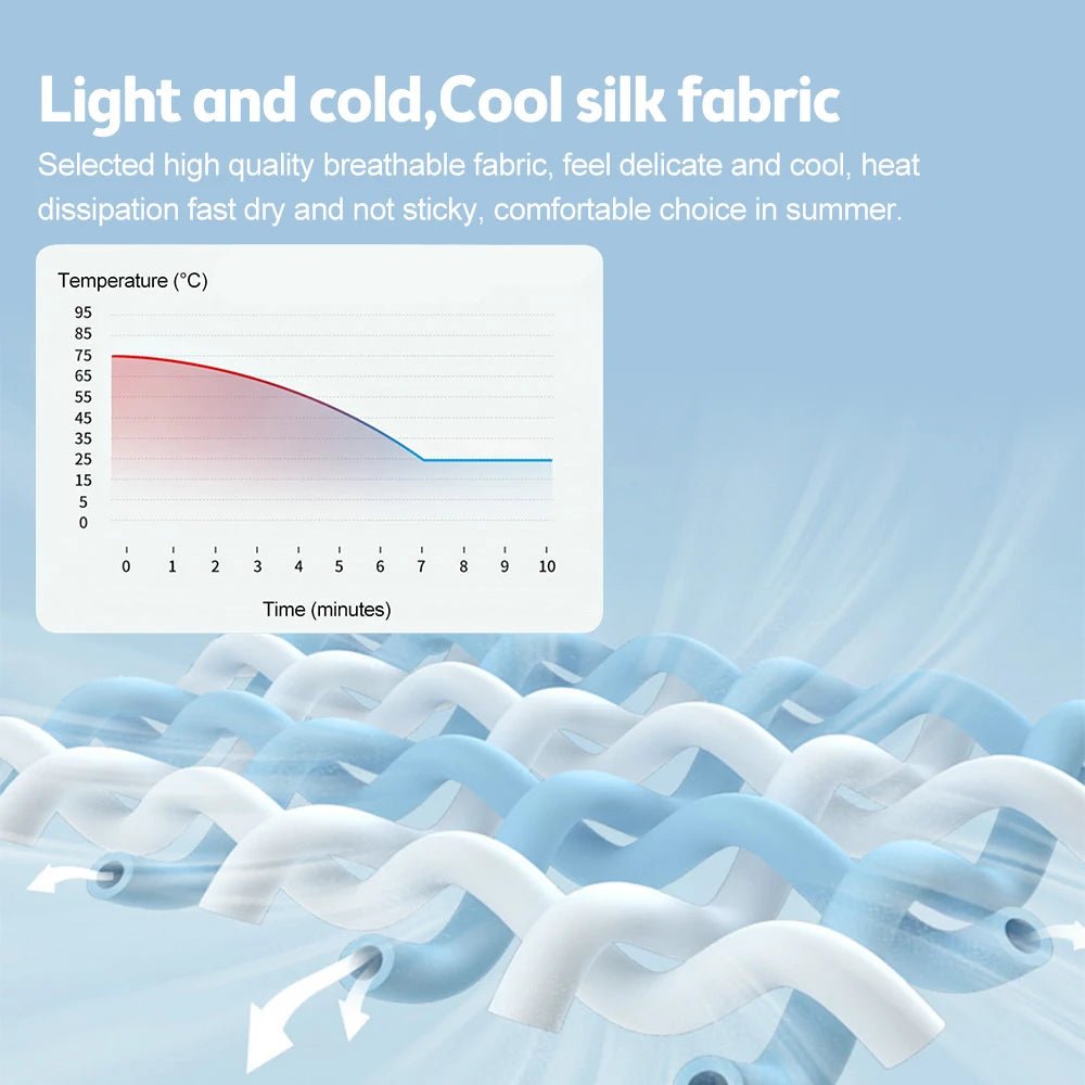 Car Cushion Summer Cool Cushion Ice Silk Seat Cover Car Cushion Seasonal Universal Cool Cushion - Ammpoure