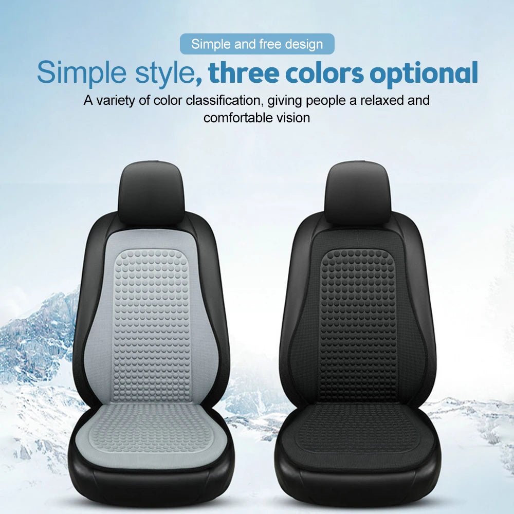 Car Cushion Summer Cool Cushion Ice Silk Seat Cover Car Cushion Seasonal Universal Cool Cushion - Ammpoure