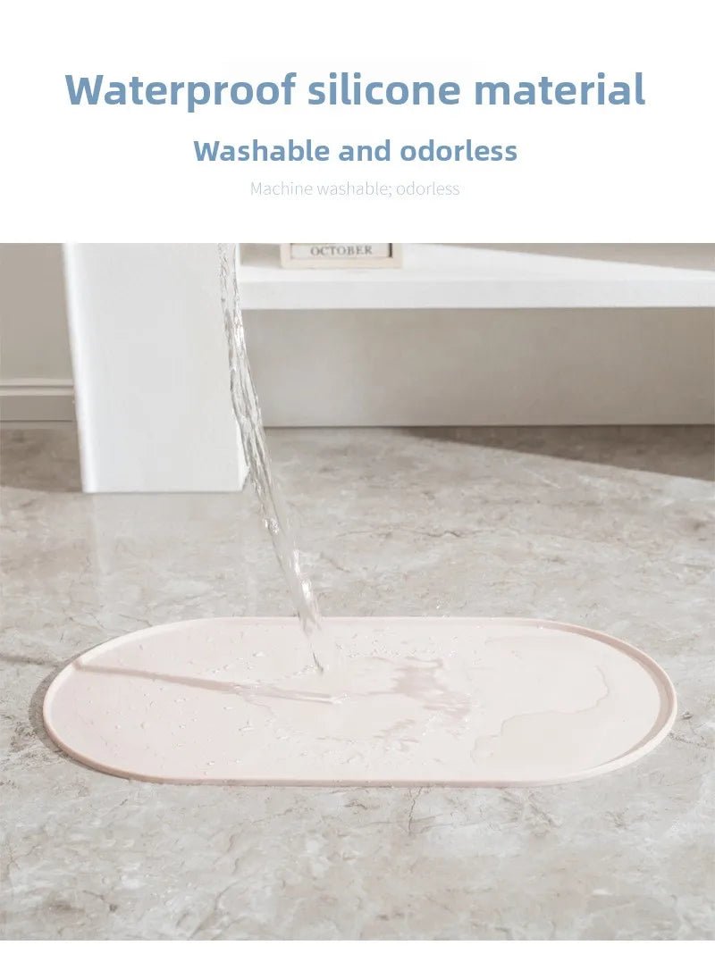 Cat Feeding Mat USA Non-Slip Waterproof Pet Food Mat for Cat & Dog Bowls, Ideal for Multipet Households & Dog Owners - Ammpoure