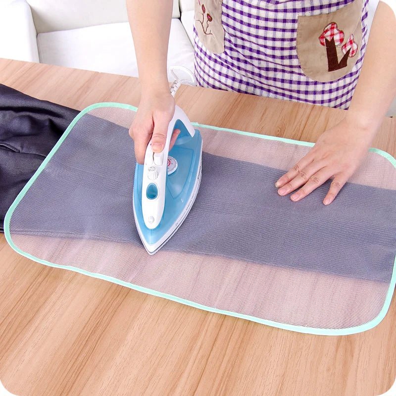 Clothes Ironing Protection Pad Cloth Protective Press Mesh Ironing Board Mat Insulation Against Random Colors Ironing Board Cove - Ammpoure