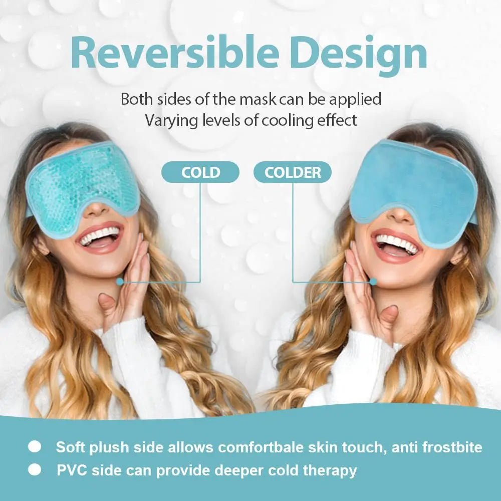 Cold Face Eye Masks Ice Face Mask Hot Cold Compress For Dark Circles Puffiness Cooling Face Masks For Women Man Skin Care Tools - Ammpoure