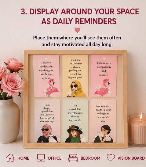 Cosmic Alignment Affirmation Cards, Law of Attraction Guidance, Spiritual Planner Inserts (PDF) - Ammpoure