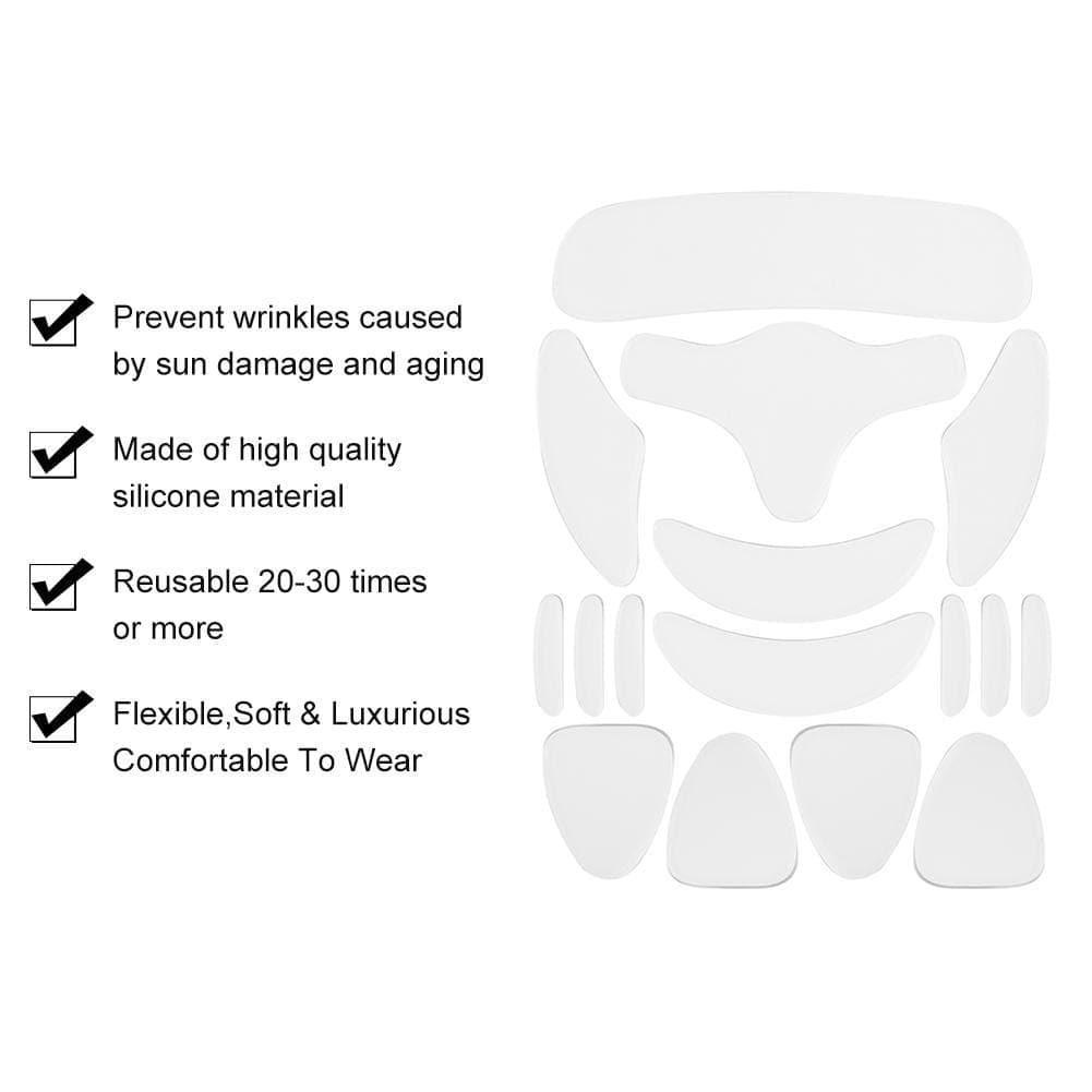 Deal: 16 Pieces Anti - Wrinkle Patches + 3D Anti Wrinkle Mask - Ammpoure