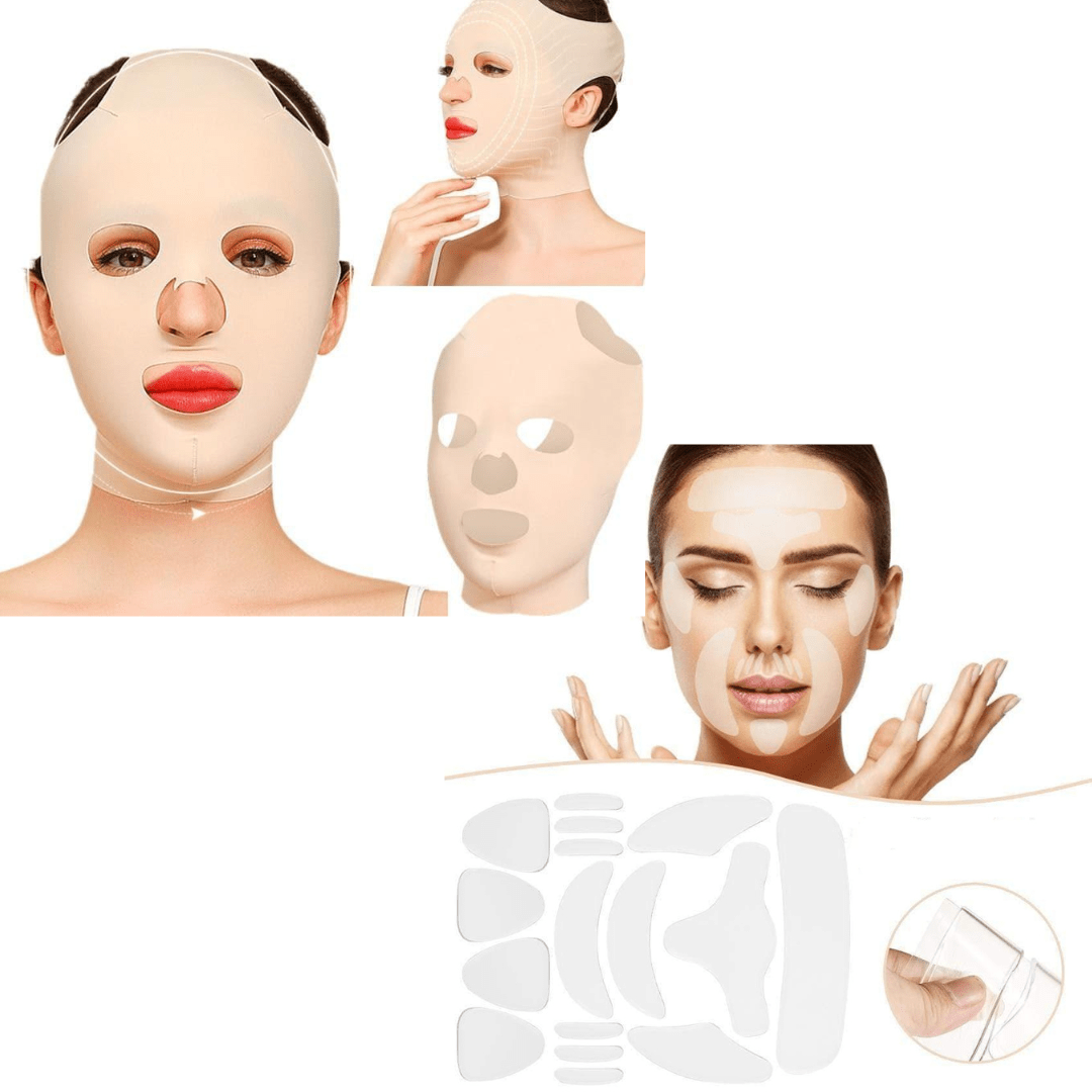 Deal: 16 Pieces Anti - Wrinkle Patches + 3D Anti Wrinkle Mask - Ammpoure