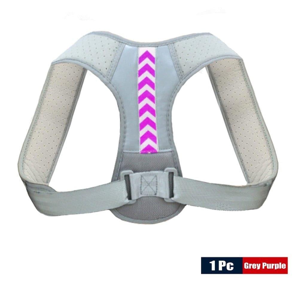 Deals: Adjustable Back Shoulder Posture Corrector Belt + Running waist bag for Men Women UK - Ammpoure