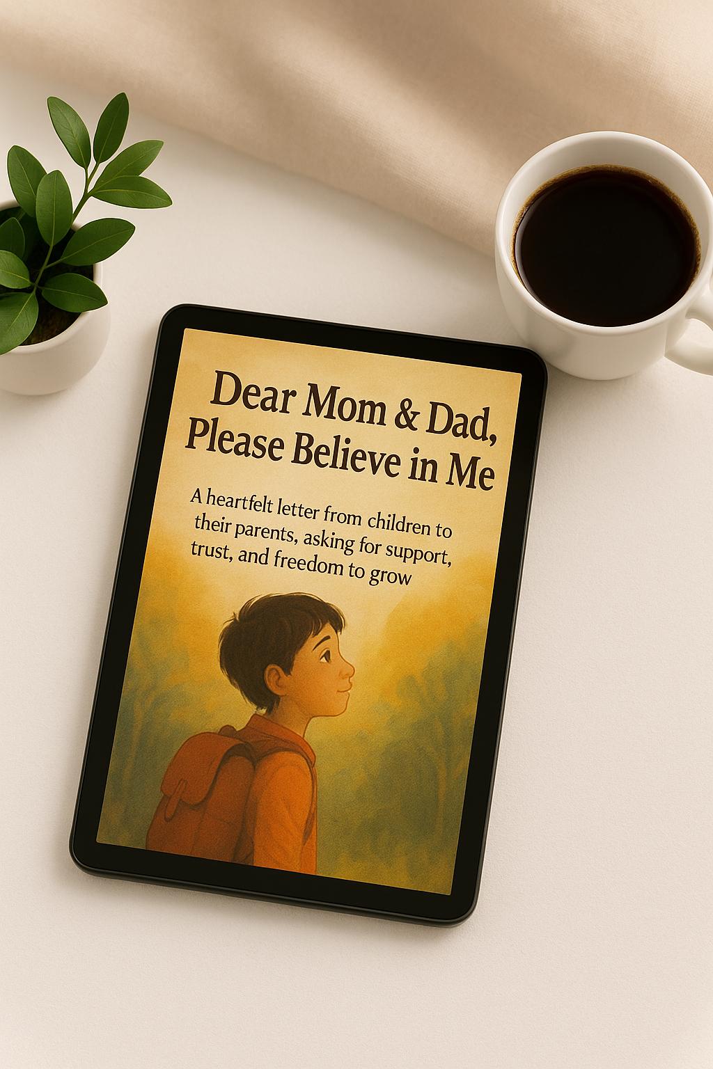 Dear Mom & Dad, Please Believe in Me - Ammpoure