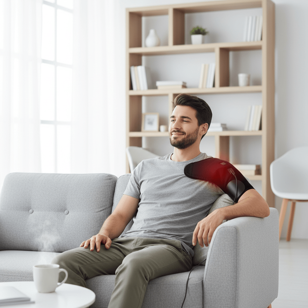 Discover Instant Relief with Our Heat Therapy Shoulder Brace UK - Ammpoure