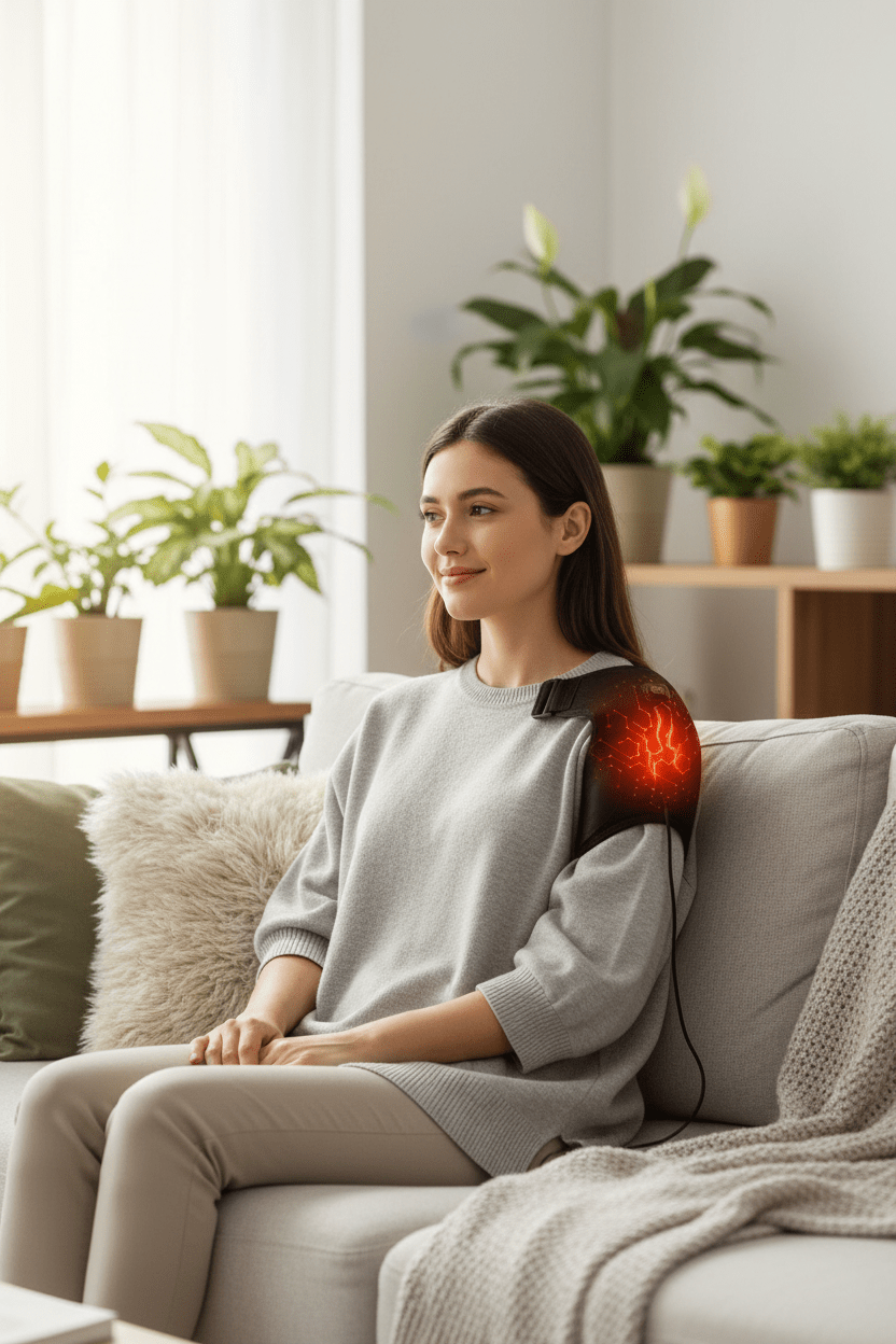 Discover Instant Relief with Our Heat Therapy Shoulder Brace UK - Ammpoure