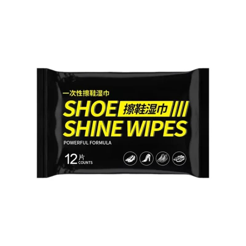 Disposable Shoe Wipes Portable Shoe Cleaners Travel Sneaker Wet Wipes Quick Cleaning White Shoes Artifact Polishing - Ammpoure
