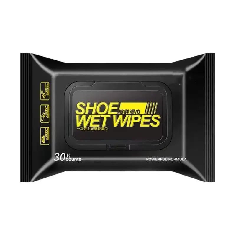 Disposable Shoe Wipes Portable Shoe Cleaners Travel Sneaker Wet Wipes Quick Cleaning White Shoes Artifact Polishing - Ammpoure