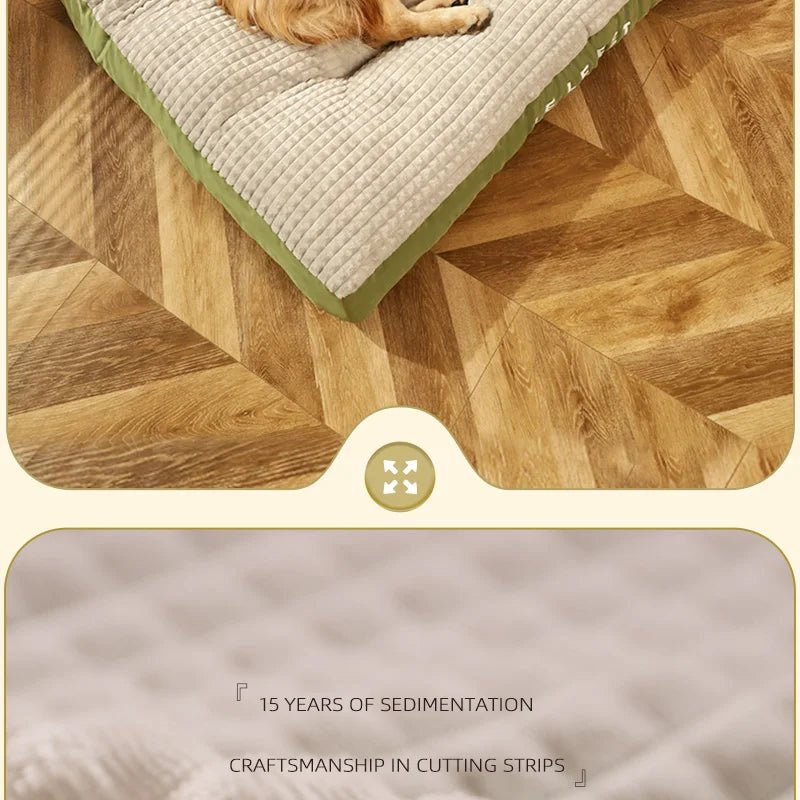 Dog Sleeping Bed USA Warm Soft Fleece Pet Blanket, Detachable Cat & Puppy Mat Cushion for Small, Medium & Large Dogs Pet Supplies - Ammpoure