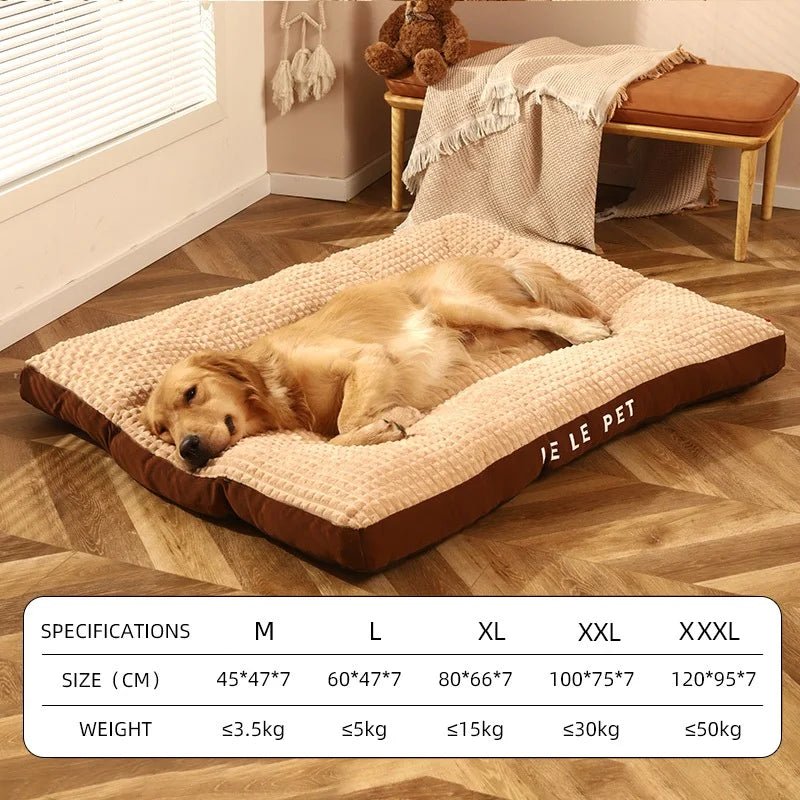 Dog Sleeping Bed USA Warm Soft Fleece Pet Blanket, Detachable Cat & Puppy Mat Cushion for Small, Medium & Large Dogs Pet Supplies - Ammpoure