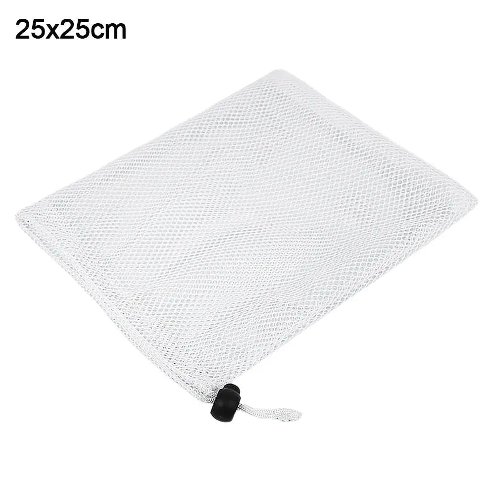 Durable Nylon Mesh Drawstring Bag Multi Purpose Outdoor Travel Stuff Sack Storage Bag Camping Bottle Pot Pan Carrier Pouch - Ammpoure
