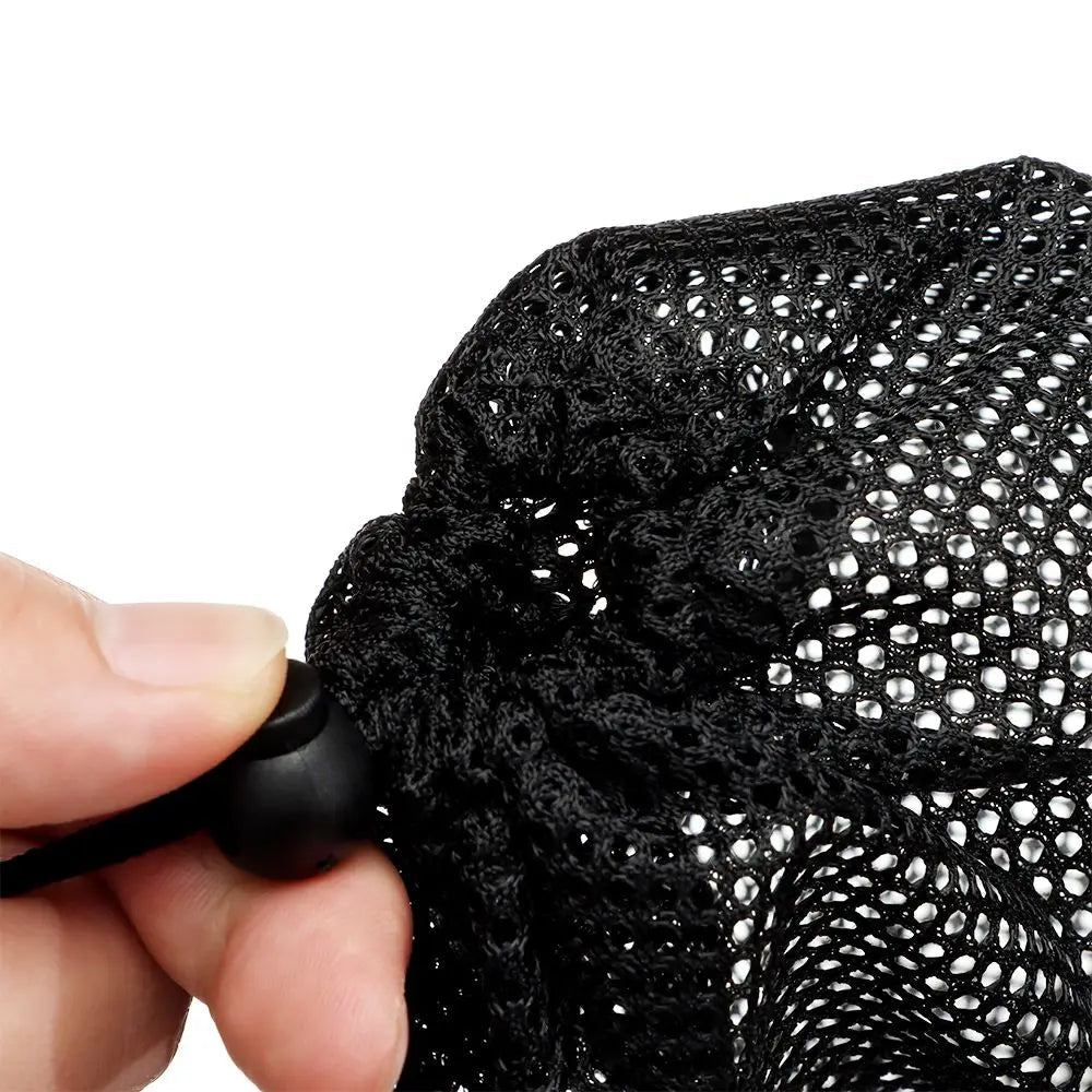Durable Nylon Mesh Drawstring Bag Multi Purpose Outdoor Travel Stuff Sack Storage Bag Camping Bottle Pot Pan Carrier Pouch - Ammpoure