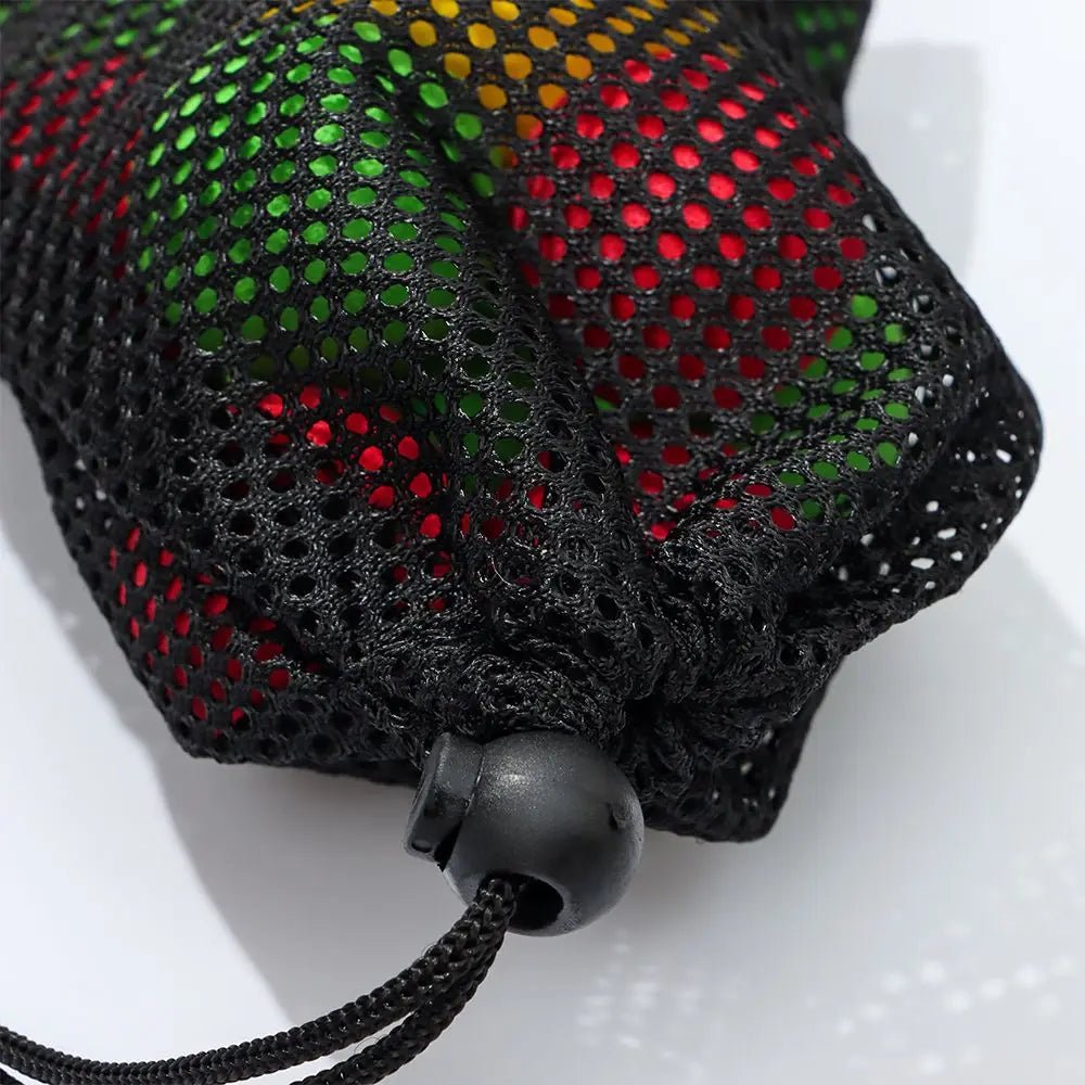 Durable Nylon Mesh Drawstring Bag Multi Purpose Outdoor Travel Stuff Sack Storage Bag Camping Bottle Pot Pan Carrier Pouch - Ammpoure