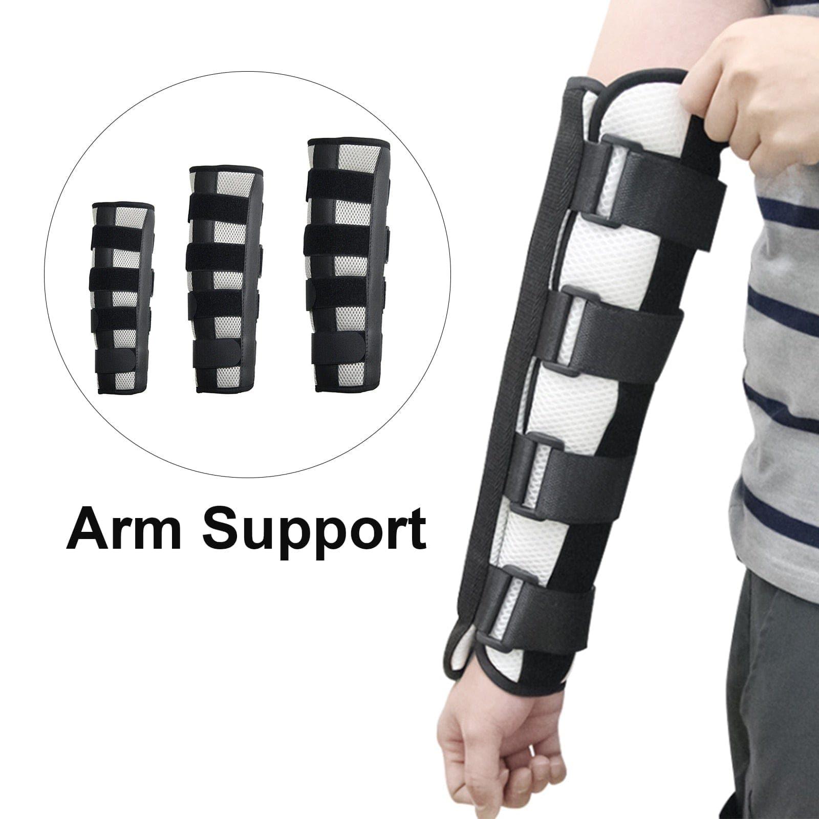 Elbow Fixed Arm Splint Support Brace for Sleeping Elbow Immobilizer Upper Stroke Hemiplegic Rehabilitation Training Tool - Ammpoure Wellbeing