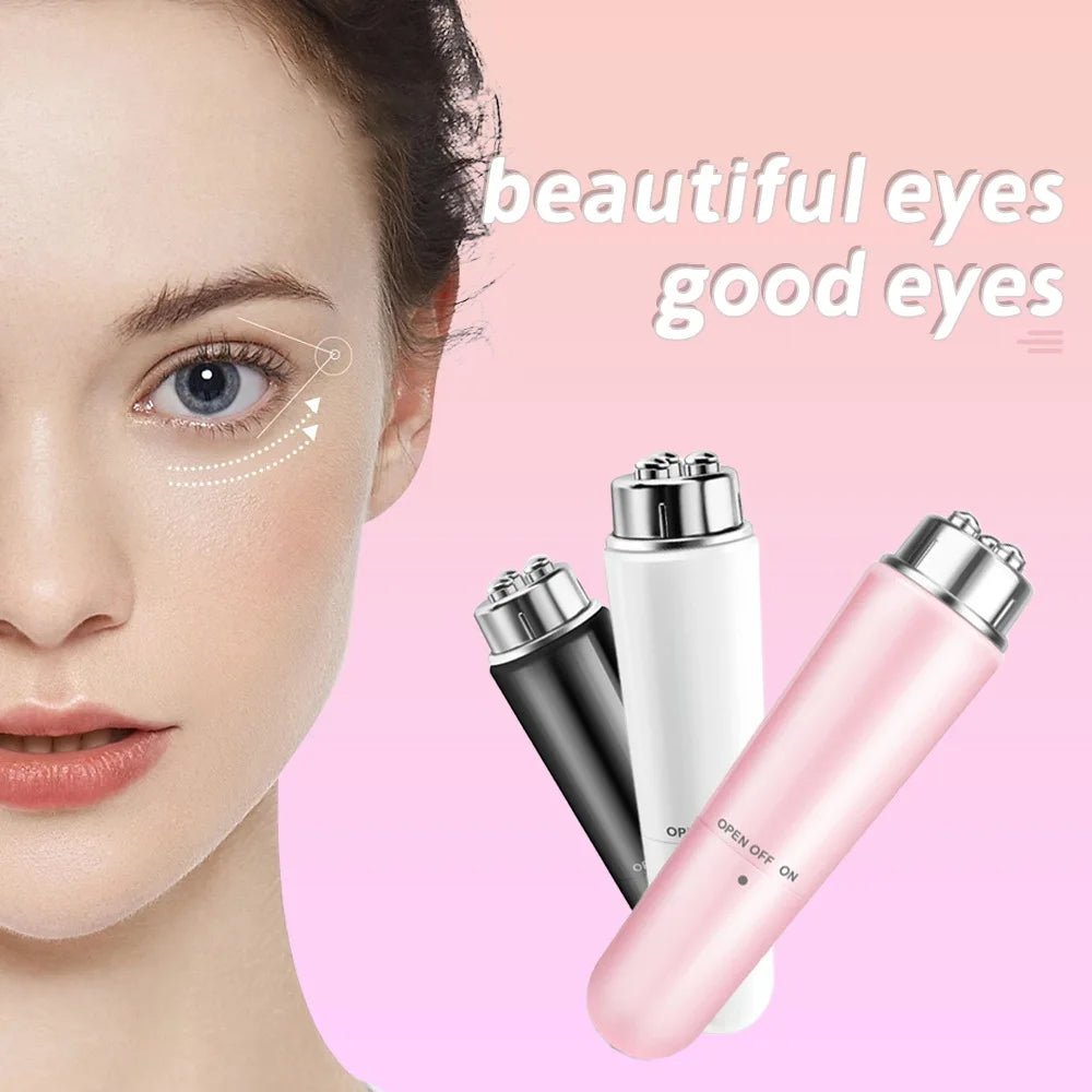 Electric Eye Massager with Micro - Vibration Tech Eye Face Beauty Relieving Eye Dark Circles Eyebags Eye Lifting Massage Device - Ammpoure
