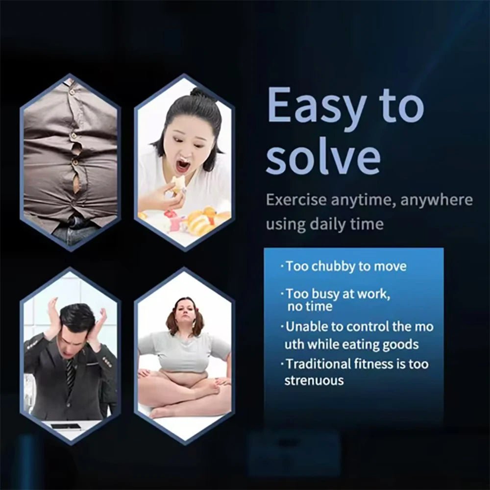 EMS Abdominal Toning Belt Electric Muscle Stimulator Toner ABS Abdominal Waist Shaping Massage Lose Weight Body Slimming Fitness - Ammpoure