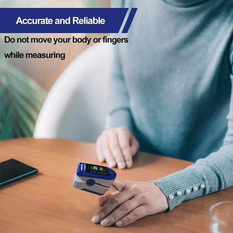 Fingertip Pulse Oximeter with OLED Display UK - Ammpoure Wellbeing