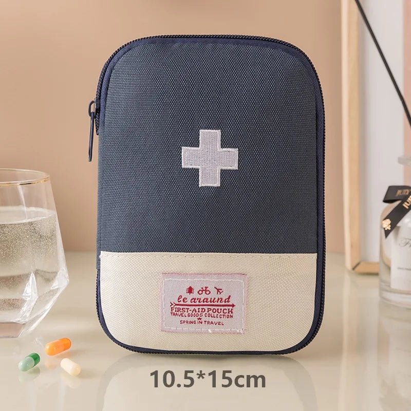 First Aid Kit Pouch Home Medicine Storage Bag Suitable For Outdoor Travel Medical Bag Home Rescue Emergency Survival Kit - Ammpoure