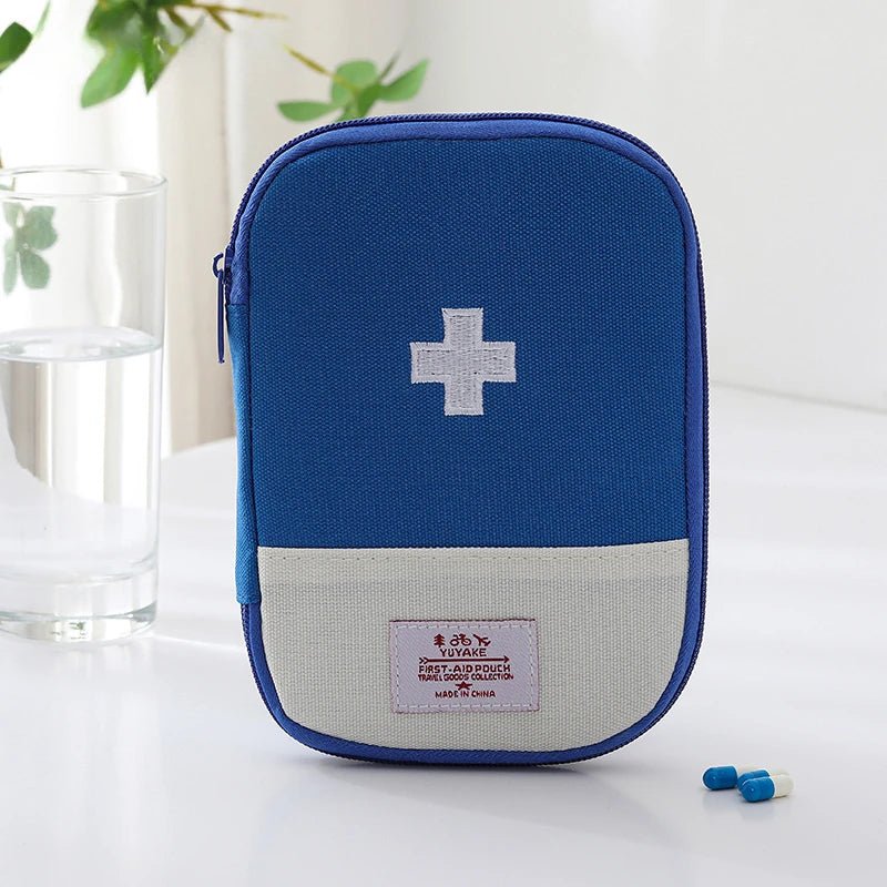 First Aid Kit Pouch Home Medicine Storage Bag Suitable For Outdoor Travel Medical Bag Home Rescue Emergency Survival Kit - Ammpoure