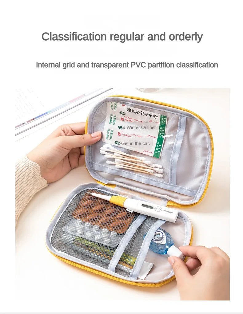 First Aid Kit Pouch Home Medicine Storage Bag Suitable For Outdoor Travel Medical Bag Home Rescue Emergency Survival Kit - Ammpoure