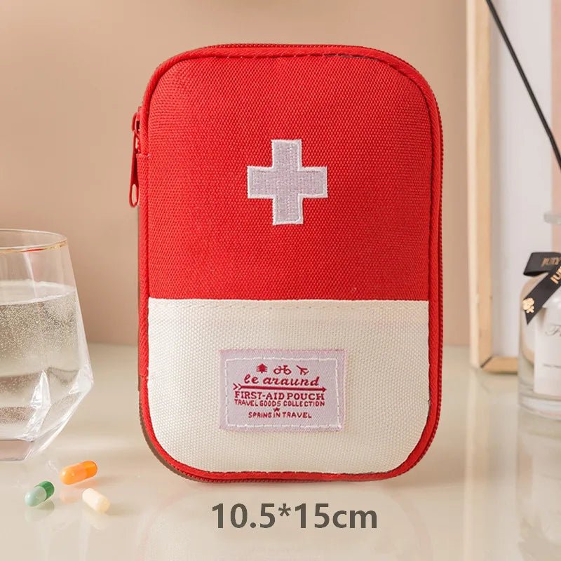 First Aid Kit Pouch Home Medicine Storage Bag Suitable For Outdoor Travel Medical Bag Home Rescue Emergency Survival Kit - Ammpoure