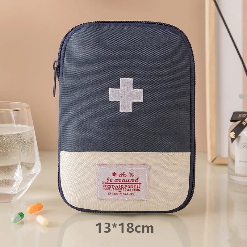 First Aid Kit Pouch Home Medicine Storage Bag Suitable For Outdoor Travel Medical Bag Home Rescue Emergency Survival Kit - Ammpoure
