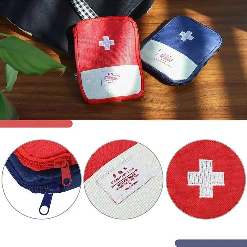 First Aid Kit Pouch Home Medicine Storage Bag Suitable For Outdoor Travel Medical Bag Home Rescue Emergency Survival Kit - Ammpoure