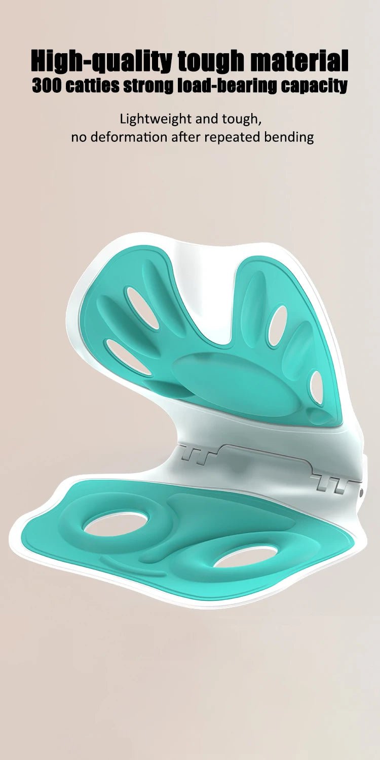 Foldable Back Support Sitting Posture Correction Office Chair Back Pain Relief Ergonomic Waist Protection Cushion Anti Hunchback - Ammpoure