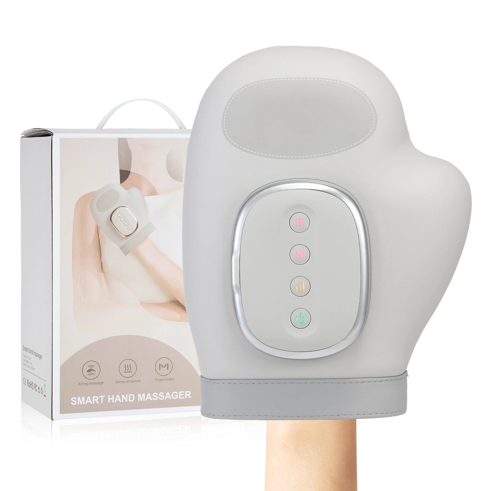 Hand Massager Heat Airbag Compression Carpal Tunnel Wrist Finger Palm Hand Massager Heat Airbag Compression Carpal Tunnel Wrist Finger Palm