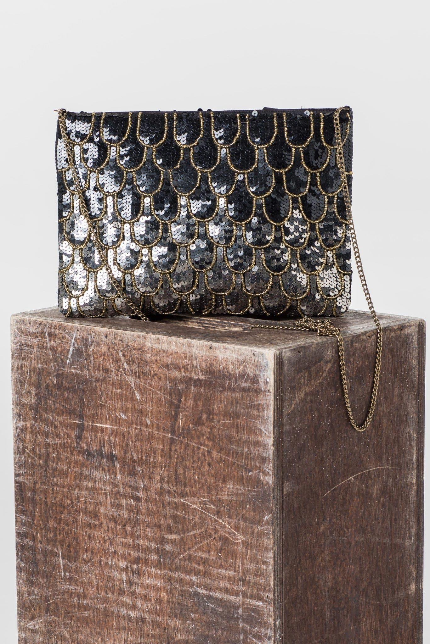 Hannah Sequin Evening Bag - Ammpoure Wellbeing
