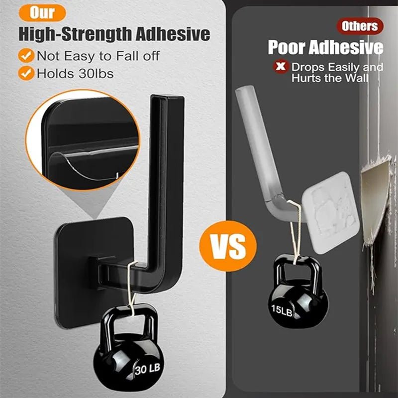 Hat Rack for Baseball Caps Adhesive Hat Hooks for Wall Cap Hanger Storage Cap Organizer No Drilling Hat Holder for Door Closet - Ammpoure