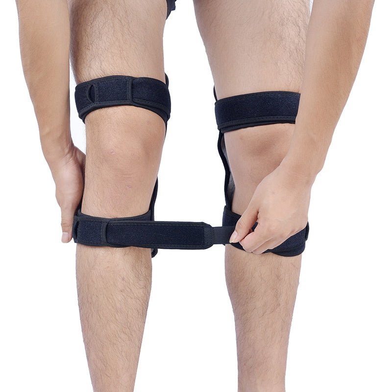 High Quality Knee Brace Patella Booster Spring Knee Brace Support For Mountaineering Squat Sports Knee Booster - Ammpoure