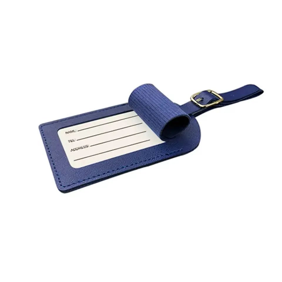 Hot Stamping Airplane Travel Luggage Tag Pu Leather Thickened Handbag Tag Passport Cover - Ammpoure