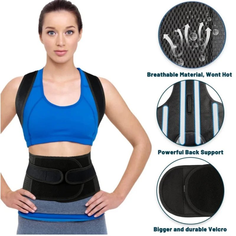 Humpback Posture Corrector, Scoliosis Corrector, Student Posture Trainer for Humpback Prevention, Unisex Sitting Posture Correct - Ammpoure