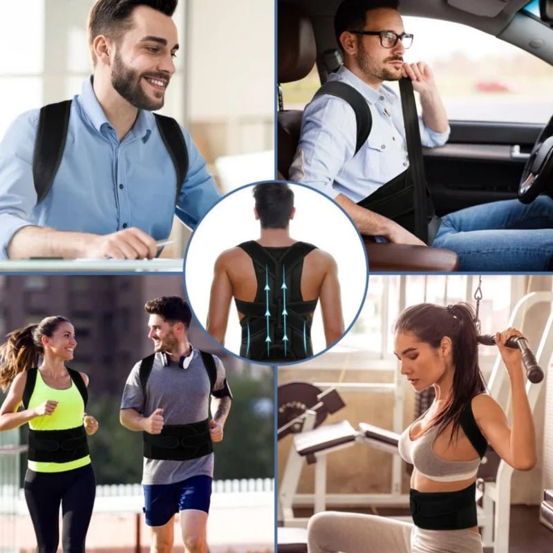 Humpback Posture Corrector, Scoliosis Corrector, Student Posture Trainer for Humpback Prevention, Unisex Sitting Posture Correct - Ammpoure