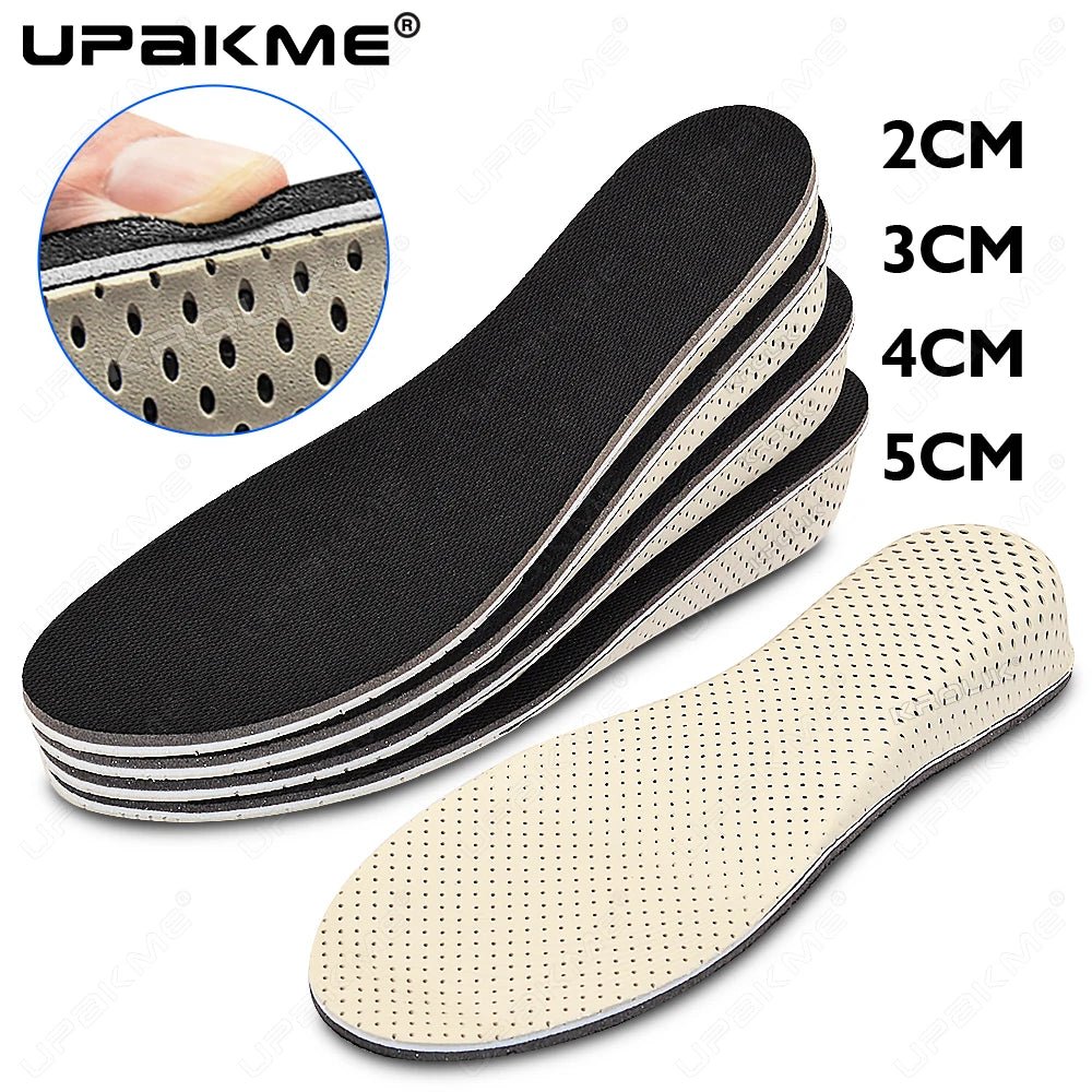 Invisible Height Increase Insoles USA Men & Women EVA Memory Foam Heel Lifting 2/3/4/5CM Taller Cushion Heightening Shoe Pads - Ammpoure