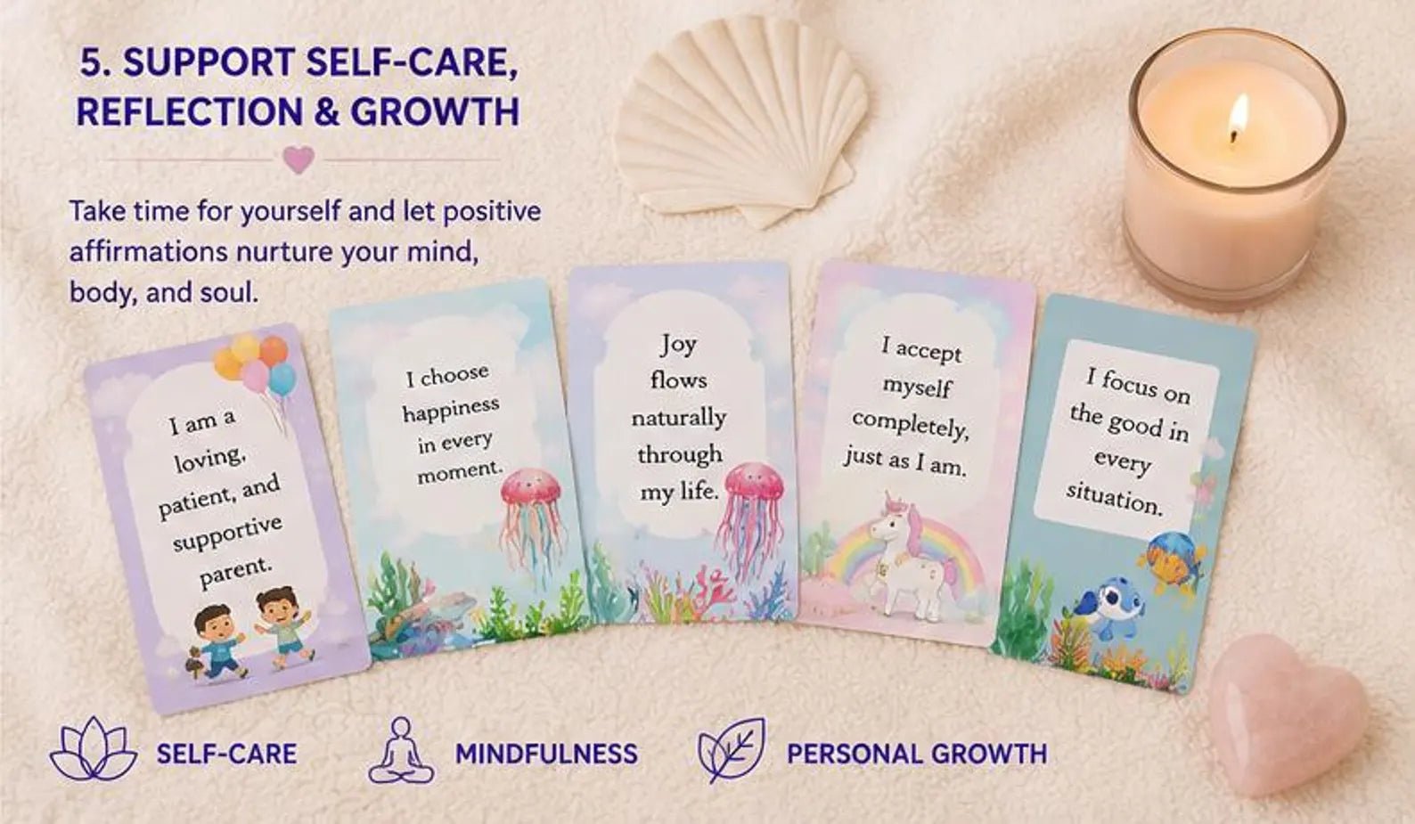 Joyful Living Reminder Cards, Daily Optimism & Laughter Quote Template, Positive Vibe Manifestation Gift, Morning Routine Deck, PDF - Ammpoure