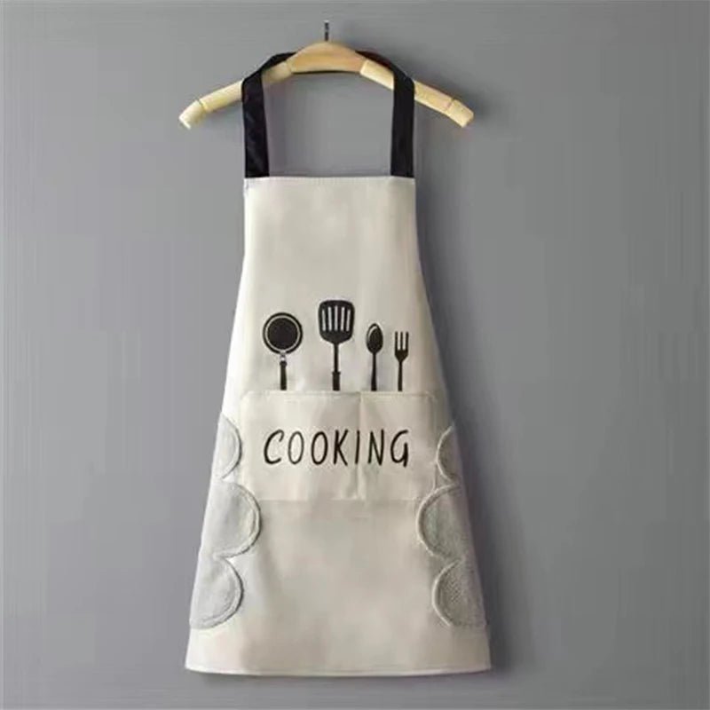 Kitchen Household Cooking Apron Canada Men Women Oil-Proof Waterproof Adult Waist Fashion Coffee Overalls Kitchen Supplies - Ammpoure