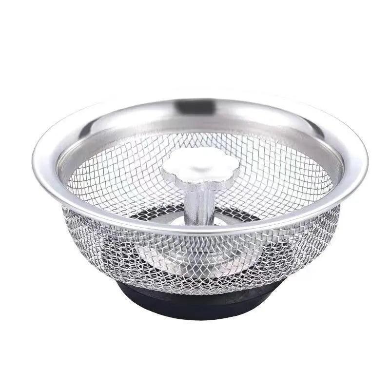 Kitchen Water Sink Filter Sink Mesh Strainer Kitchen Stainless Steel Sink Strainer Bathroom Floor Drain Cover Cleaning Tools - Ammpoure Wellbeing