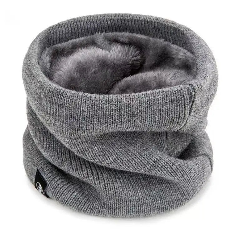 Knitted Neck Warmer Sports Scarf Fashion Soft Women Men Face Cover Winter Skating Running Hiking Scarves Thick Cold - proof Collar - Ammpoure
