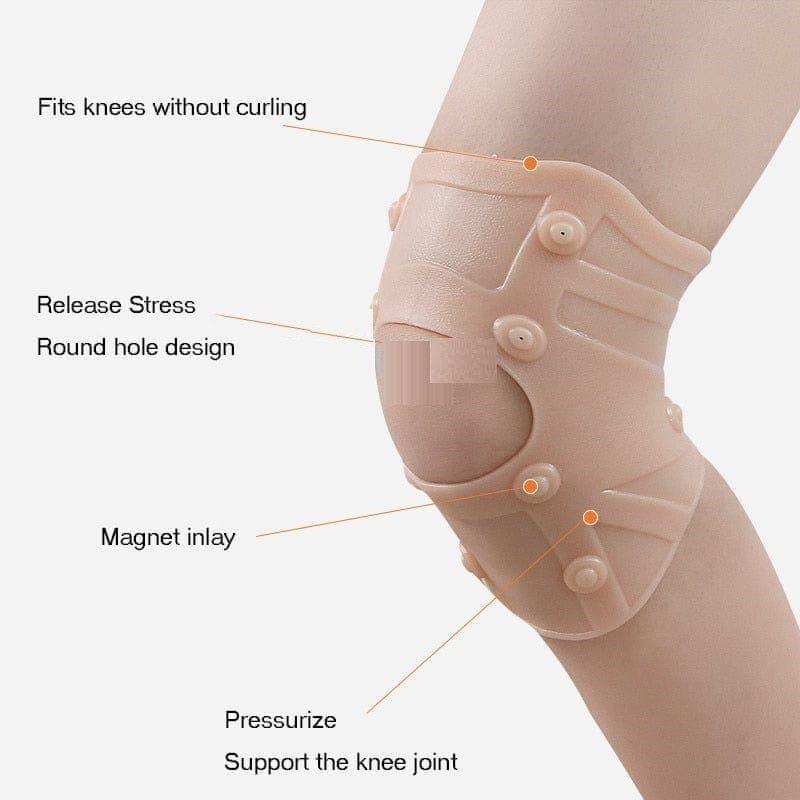 Magnetic Therapy Kneepad Knee Brace Support Compression Sleeves Joint Pain Arthritis Pain Relief Injury Recovery Protector Belt - Ammpoure Wellbeing