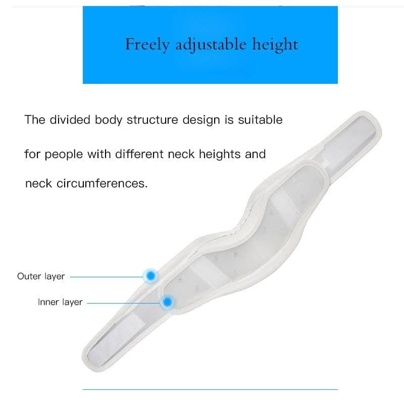 Medical Cervical Neck brace Collar with Chin Support for Stiff Relief Cervical Collar correct neck support pain Bone Care health - Ammpoure Wellbeing