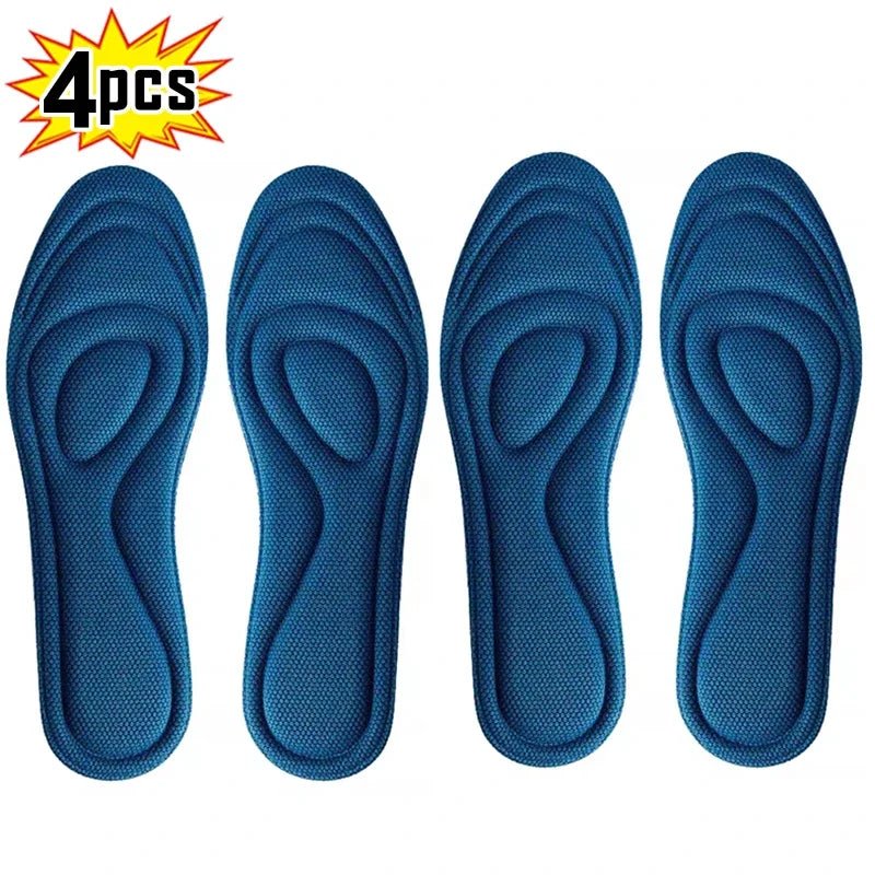 Memory Foam Orthopedic Insoles for Shoes Antibacterial Deodorization Sweat Absorption Insert Sport Shoes Running Pads - Ammpoure Wellbeing